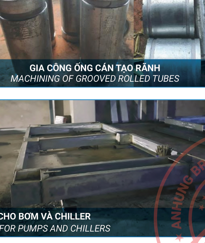 Gia công ống cán tạo rãnh